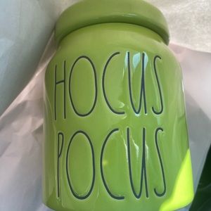 Rae Dunn Hocus Pocus Green Baby Canister